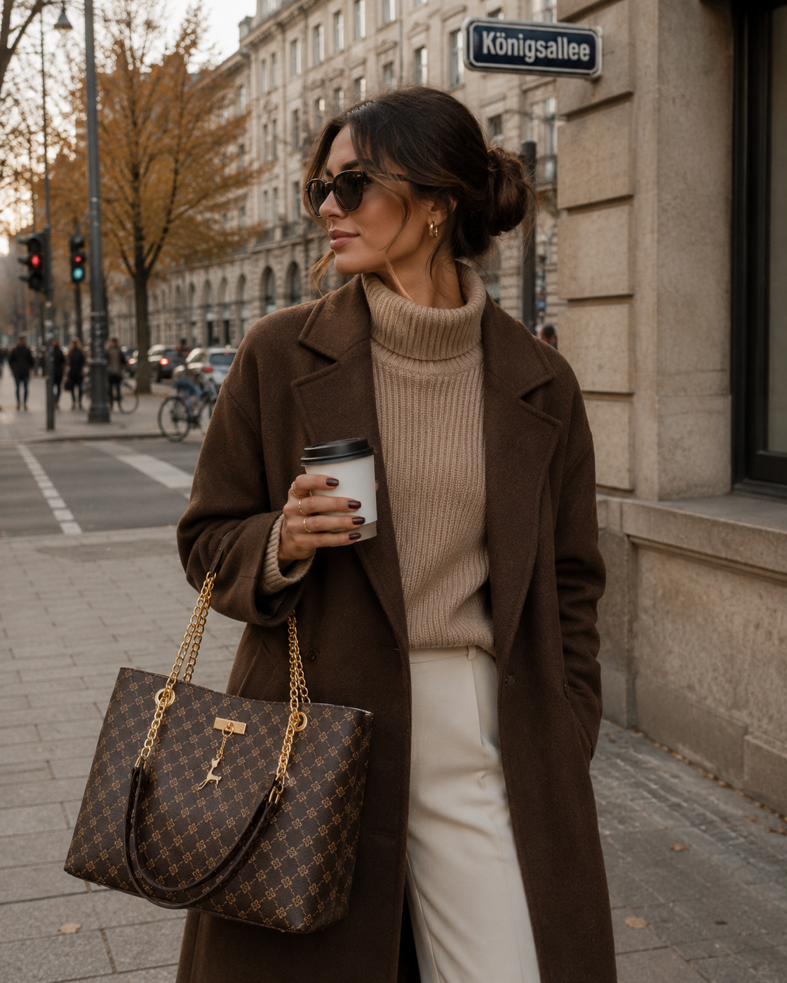 Luxuriöse Damen Schultertasche – Premium Tote Bag mit großer Kapazität