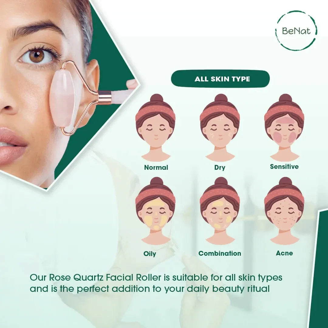 Gamar Atelier Rose Quartz Face Roller
