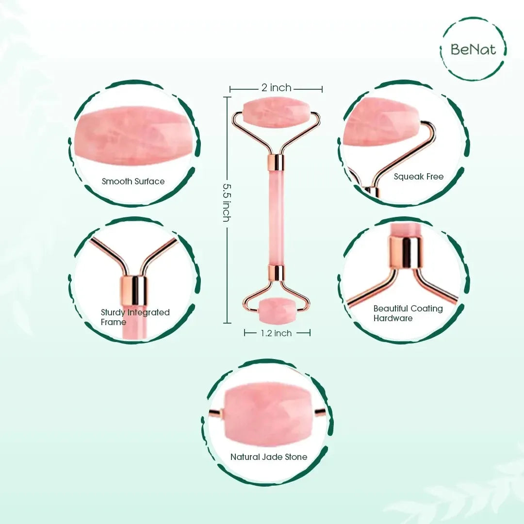 Gamar Atelier Rose Quartz Face Roller