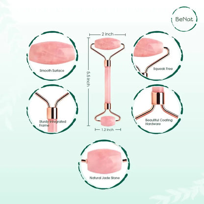 Gamar Atelier Rose Quartz Face Roller